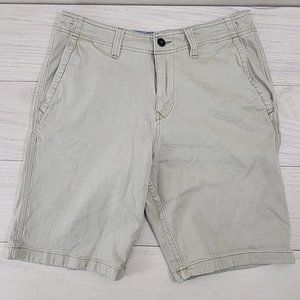 Lucky Brand Shorts Men's Size 30 Khaki Saturday Stretch Flat Front